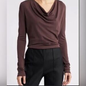 Planet Blue life Nordstrom cowl neck top thumb holes